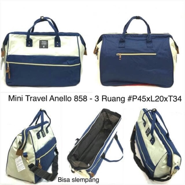 tas travel bag anello 2 fungsi jinjing n selempang
