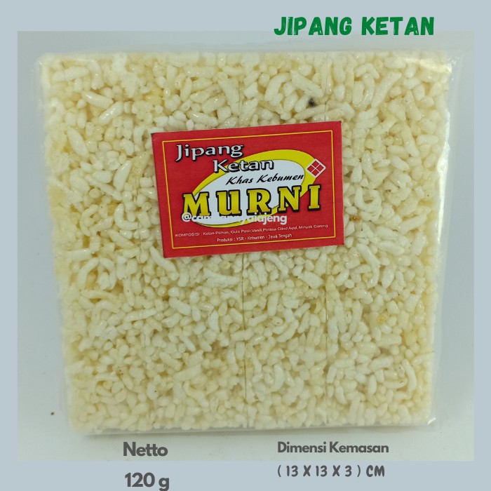 

Tengteng Jipang Ketan Manis Murni Jajanan Tradisional Asli Khas Kebumen