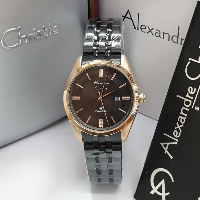 ORIGINAL Jam Tangan Wanita Alexandre Christie AC 8595 / AC8595 Garansi 1 Tahun