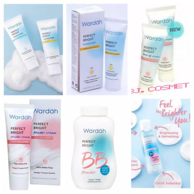ï¸WARDAH ï¸Perfect Bright SERIES Creamy Foam/Moist/Micelar