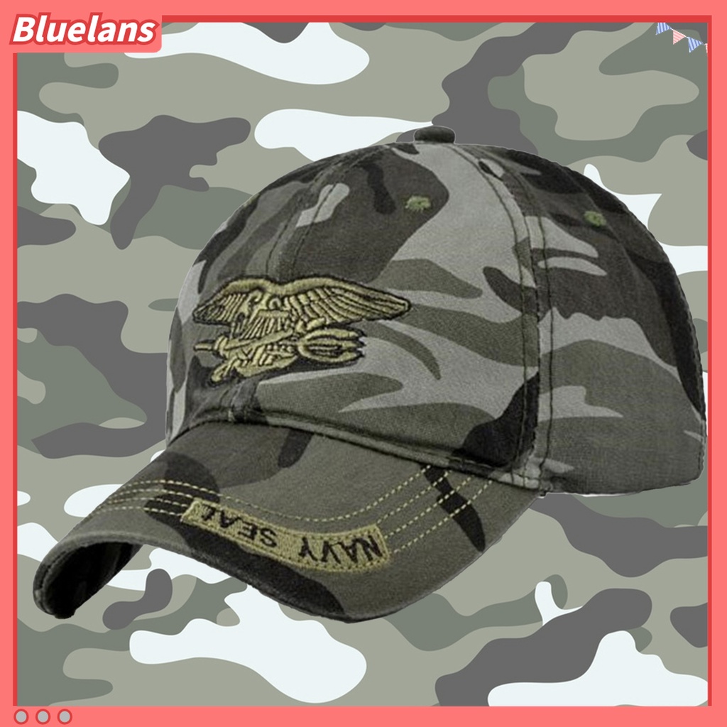 Bluelans Topi Baseball Adjustable Bahan Katun Breathable Model Lipat