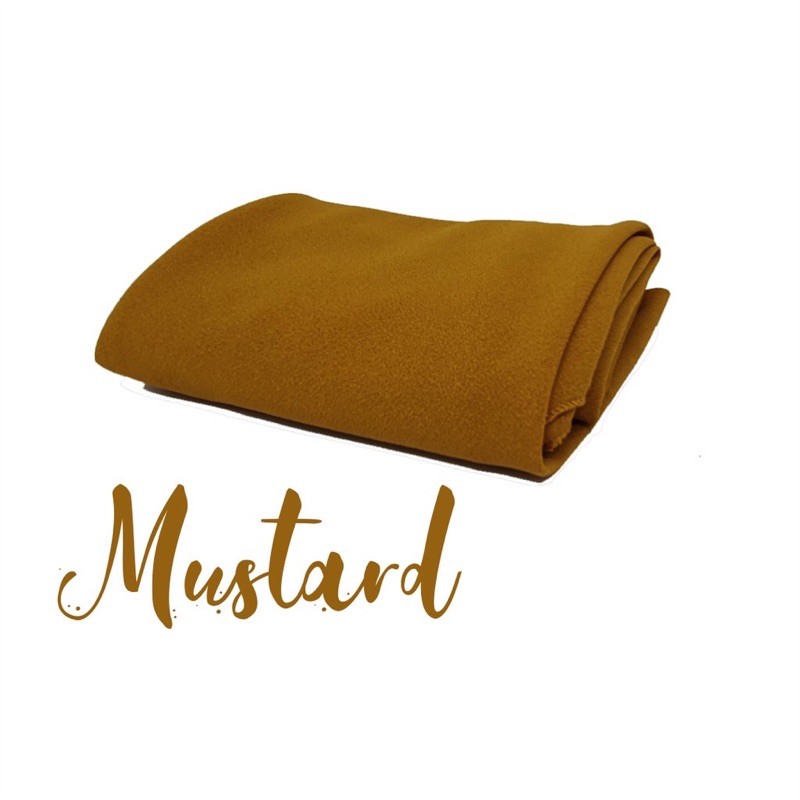 PASHMINA TALI DIAMOND ITALIANO Jahit tepi PASMINA INSTANT HIJAB TALI SABYAN THALIA-Kunyit Mustard