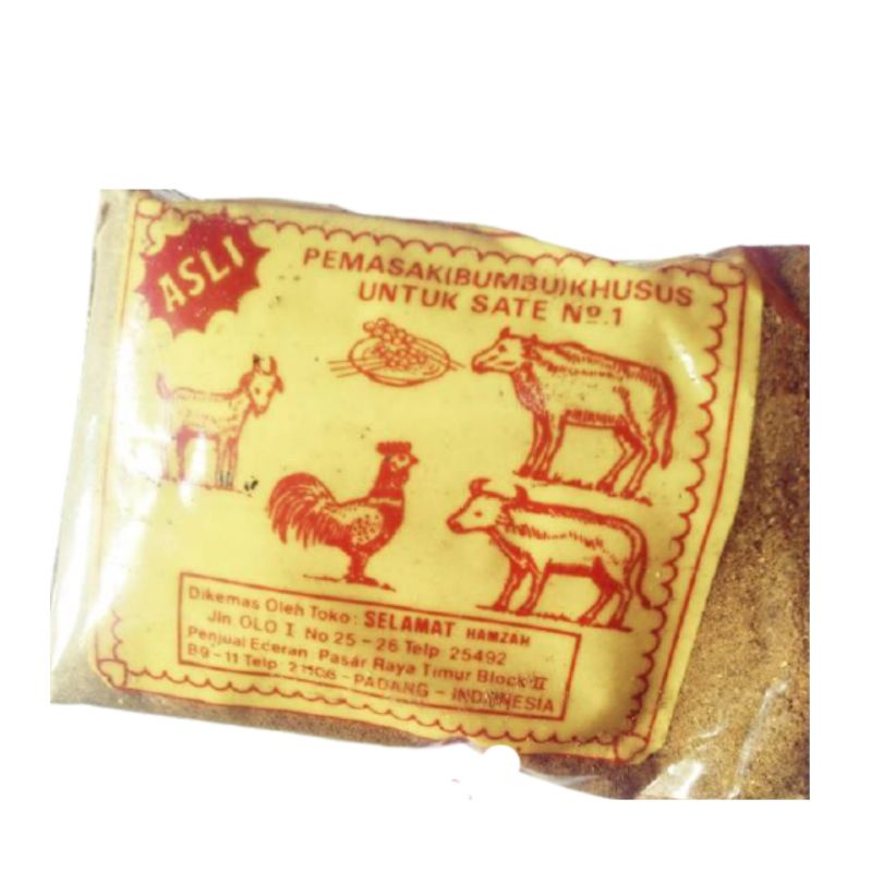 

Bumbu Masak Pemasak Sate Selamat Hamzah 1 pcs 50 gram