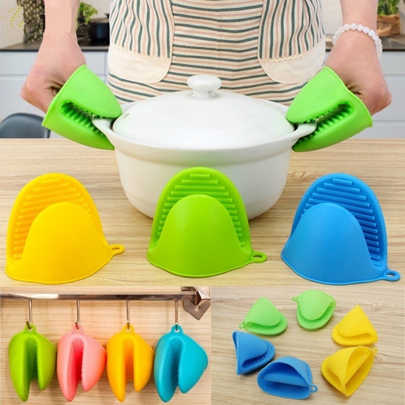 Silicone Anti-scalding Gloves Dish Holder for Kitchendish Bowl Baking Oven