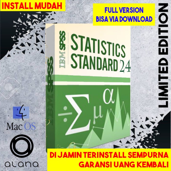 (READY) [GARANSI] Statistik SPSS 25 Mac Catalina LIFETIME - FULL VERSION