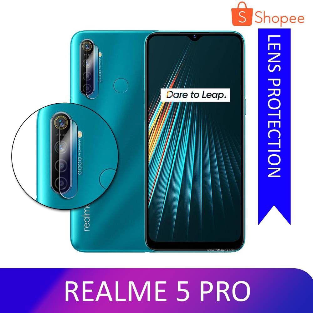 Tempered Glass Kamera REALME 5 Pro Pelindung Kamera Bahan kaca