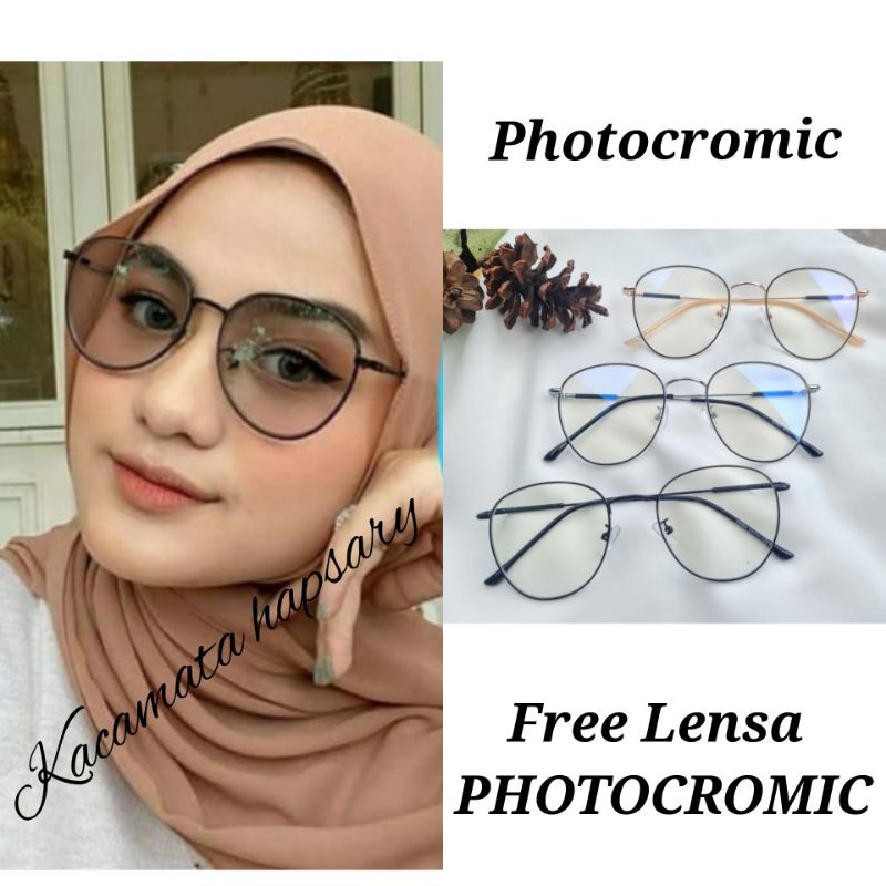 FRAME KACAMATA 2960 GRATIS LENSA PHOTOCROMIC / MINUS / PLUS / CILINDER | KACAMATA WANITA