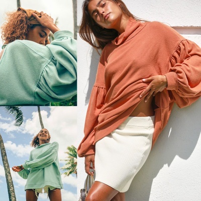 BLUEPEPPER WAFFLE SWEATER - ONB120 Waffle Knit - FP2209 WINLONG SWEATER