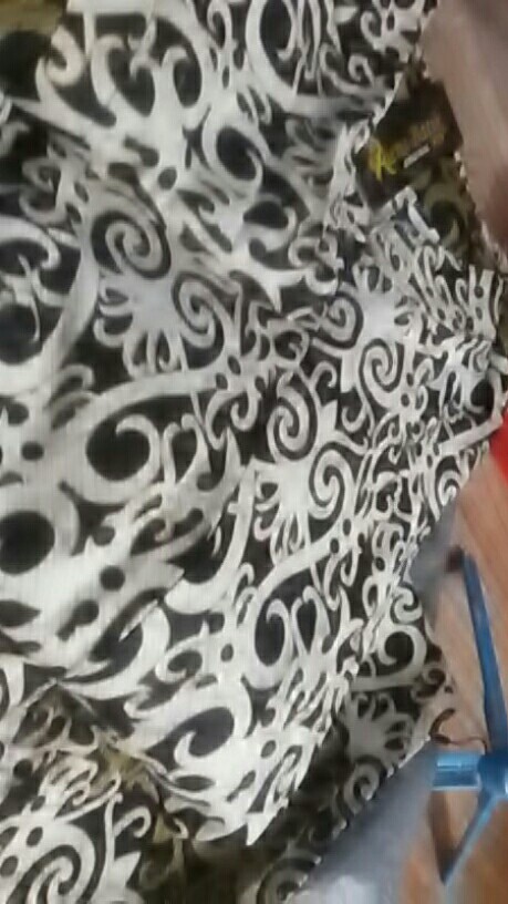 Batik Couple Keluarga Sania Ruffle Ori Ndoro Jowi Dnt Motif Asmat