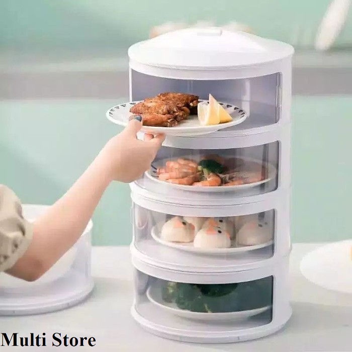 TUDUNG SAJI SAGA [ 4 SUSUN ] TUDUNG SAJI SUSUN 4 / RAK PENUTUP MAKANAN