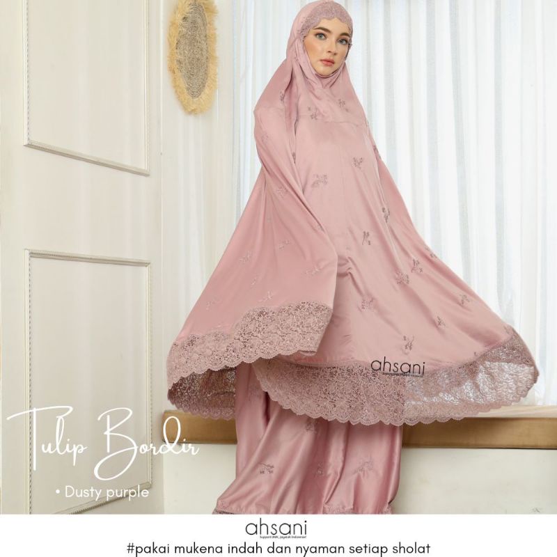 Mukena Ahsani Tulip Bordir