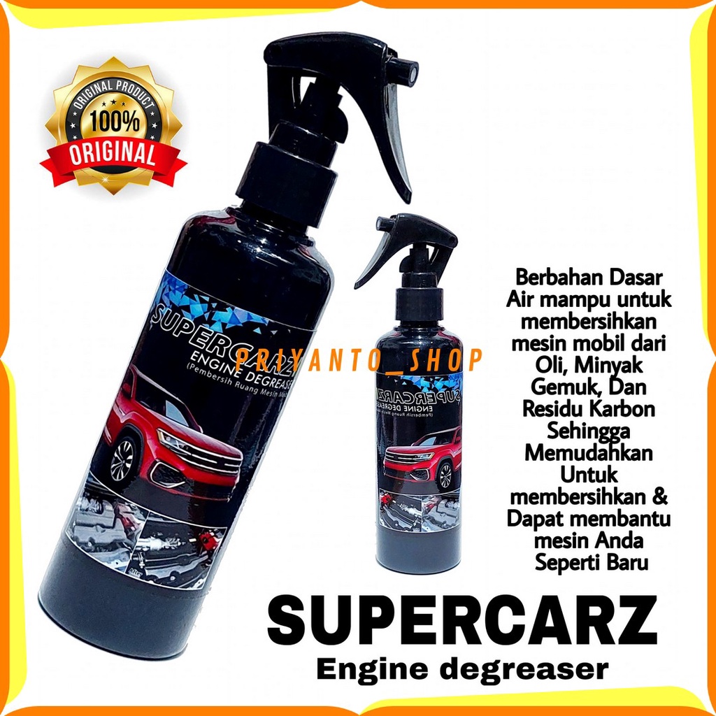 SUPERCARZ ENGINE DEGREASER PEMBERSIH RUAN MESIN MOBIL TERBAIK