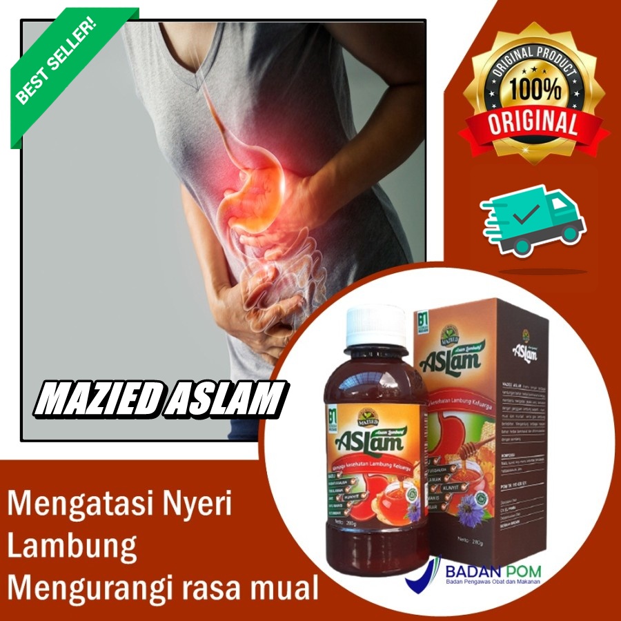 

BestSeller MAZIED ASLAM Obat herbal asam lambung naik kerongkongan obat herbal sakit lambung mual