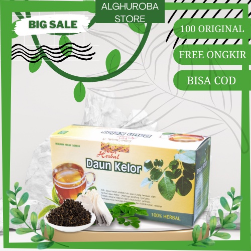 Teh Celup Daun Kelor Tazakka Halal BPOM ORIGINAL