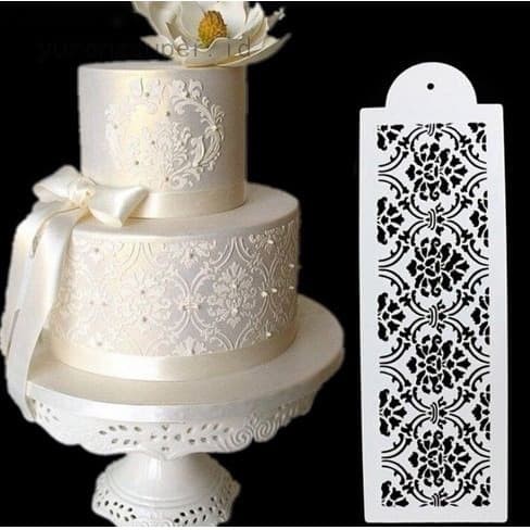 Cake Stencil - Border Lace 32x10cm