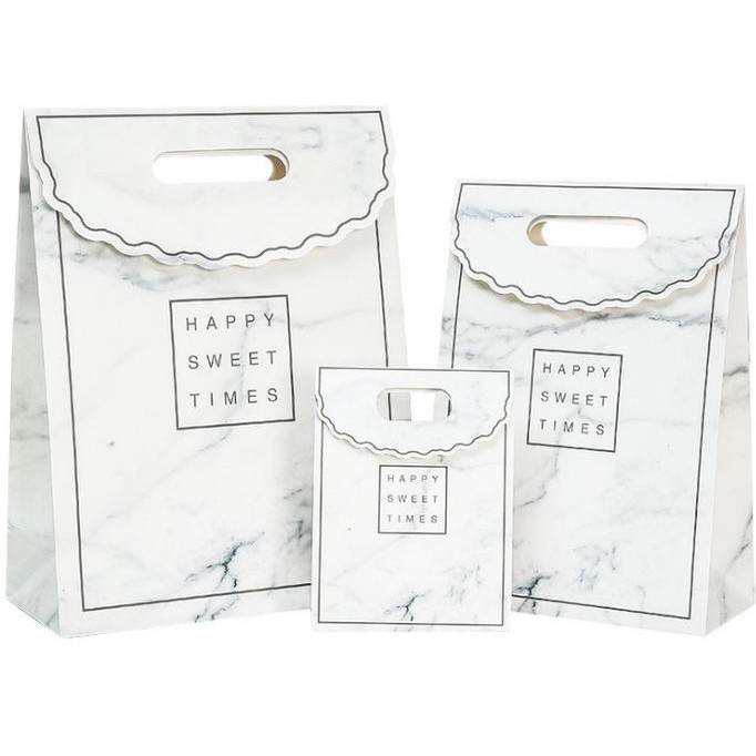 

PAPER BAG happy pp XL , KANTONG KADO , kantongHADIAH , GIFT BAG - Putih