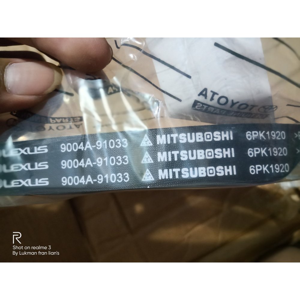 Fan beltt AVANZA 1.5 6PK1920