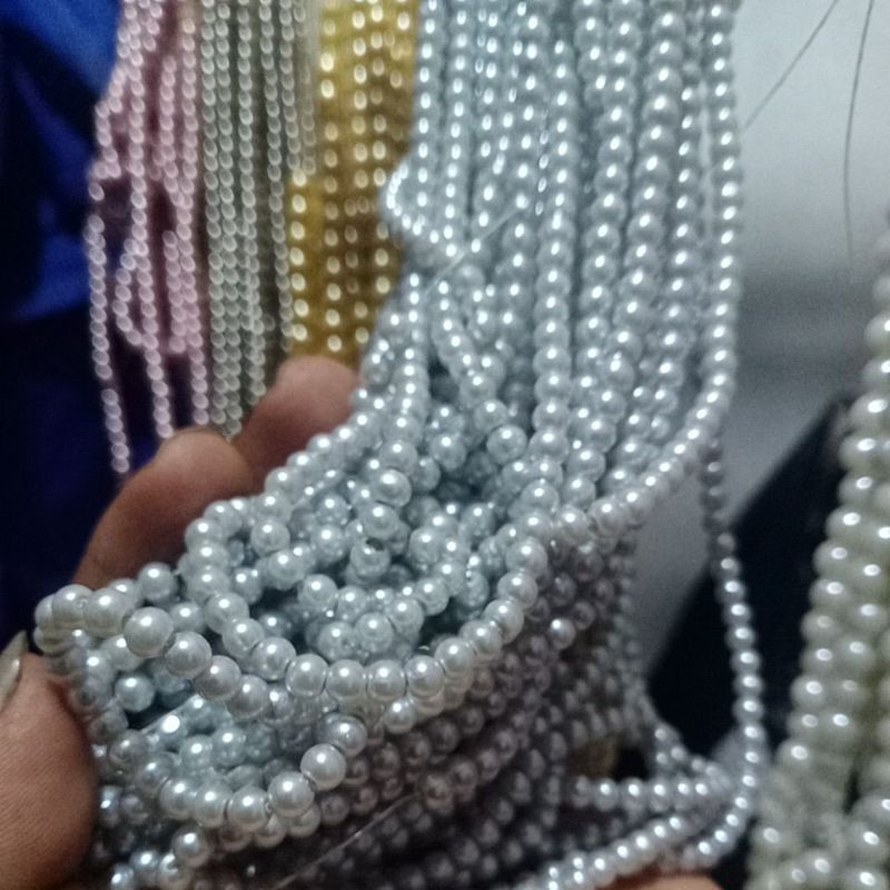 Mutiara renteng berat/mutiara berat 4mili
