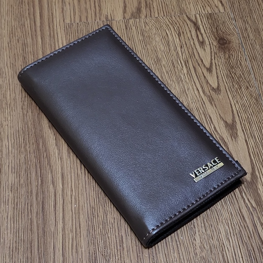 Versace Dompet Panjang Pria - Cokelat
