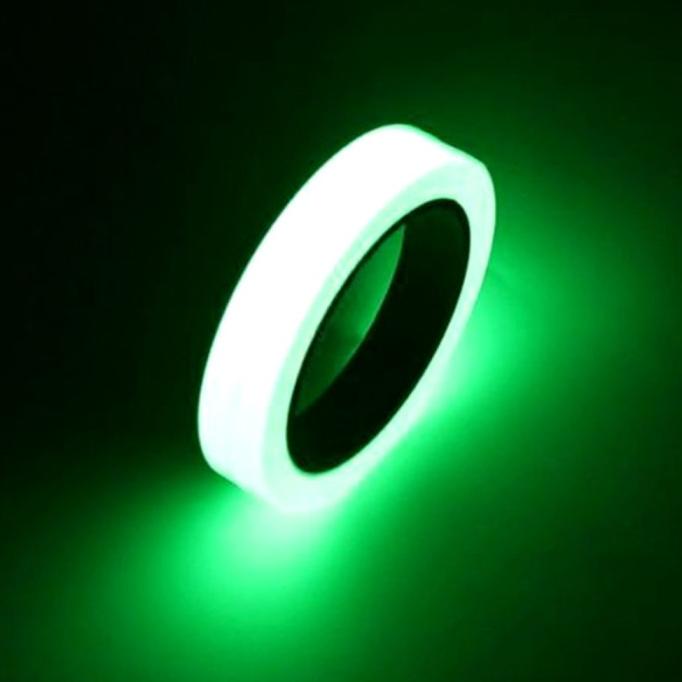 

/////] YIKAA Lakban Glow In The Dark Luminous Adhesive Tape 1.5 cm x 10 m - A