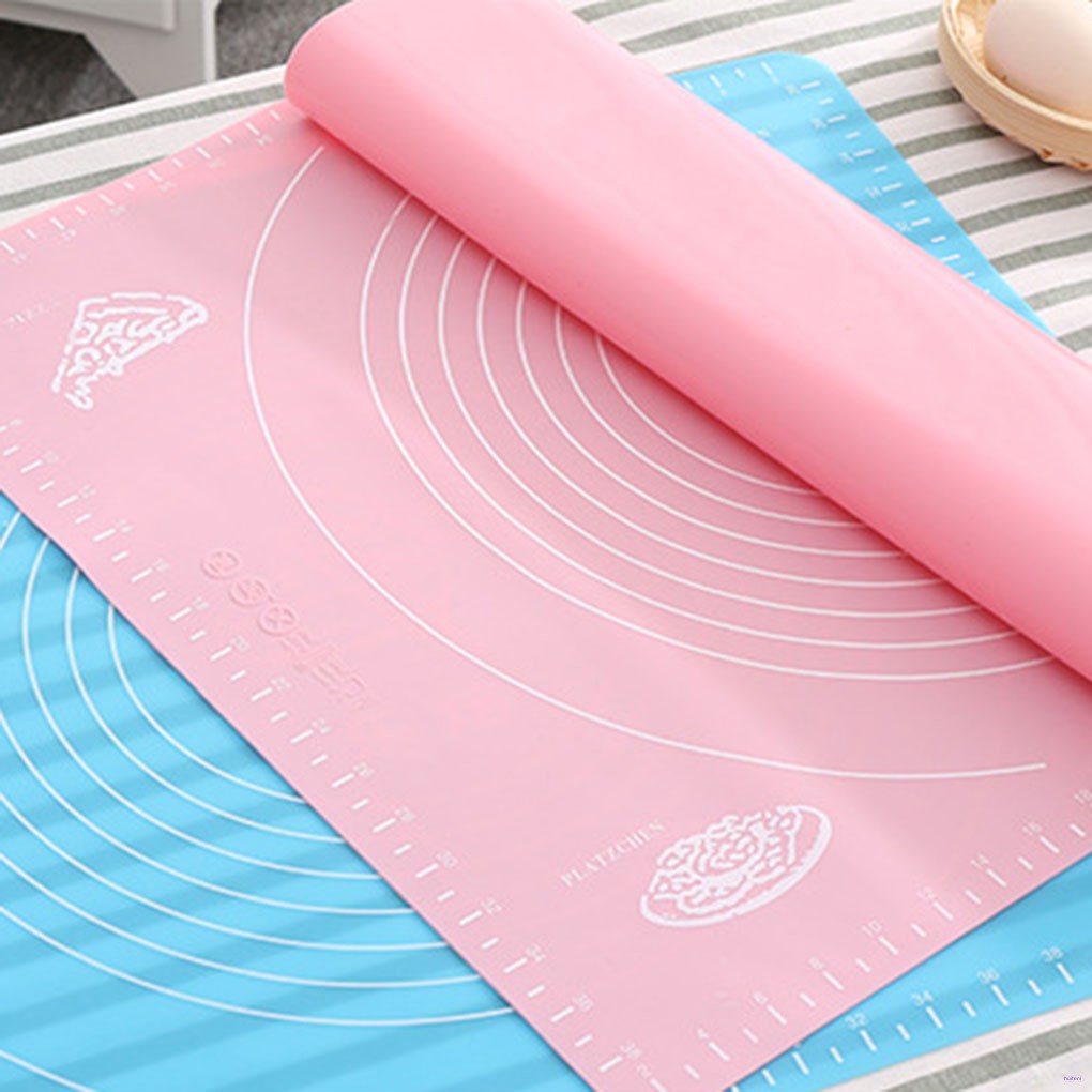 [READY STOCK] Silicone Baking Mat Flour Rolling Scale Mat Kneading Dough Pad Baking Pastry Rolling Mat Bakeware Liners