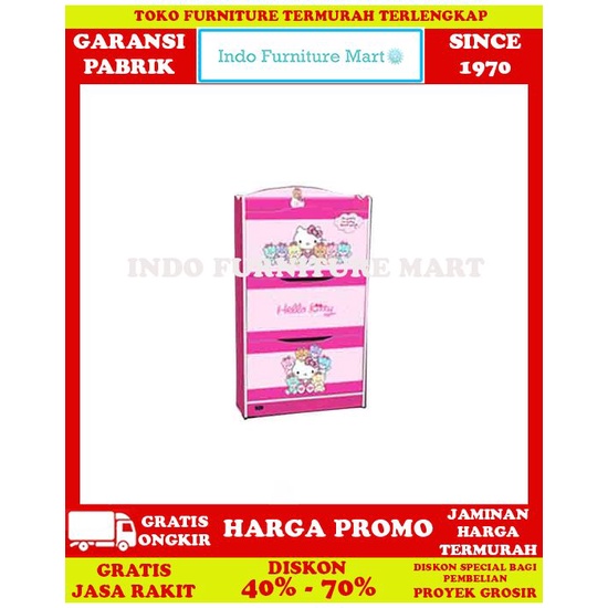 Rak Sepatu Lemari Tempat Shoe Rack  Anak Kea Panel Hk