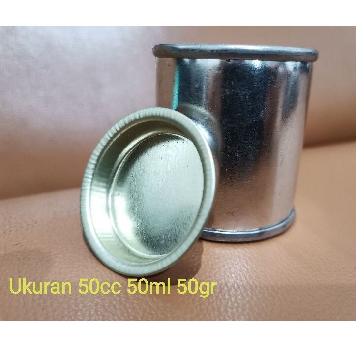 Kaleng kosong | Kaleng baru | Kaleng Cat Kapasitas 50cc/50ml