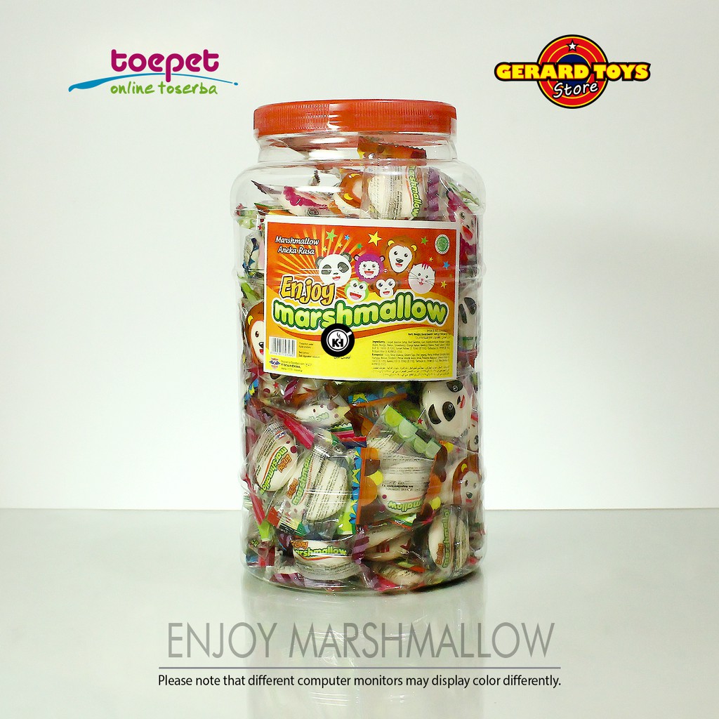 

Permen Enjoy Marshmallow Toples isi 150pcs ENAKNYA MANTAP