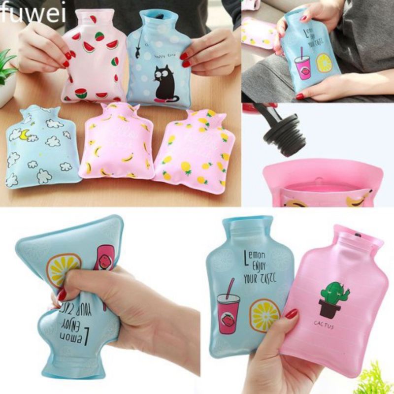 alat kompres demam kecil karakter/kompres kepala/kompres perut/kantong kompres