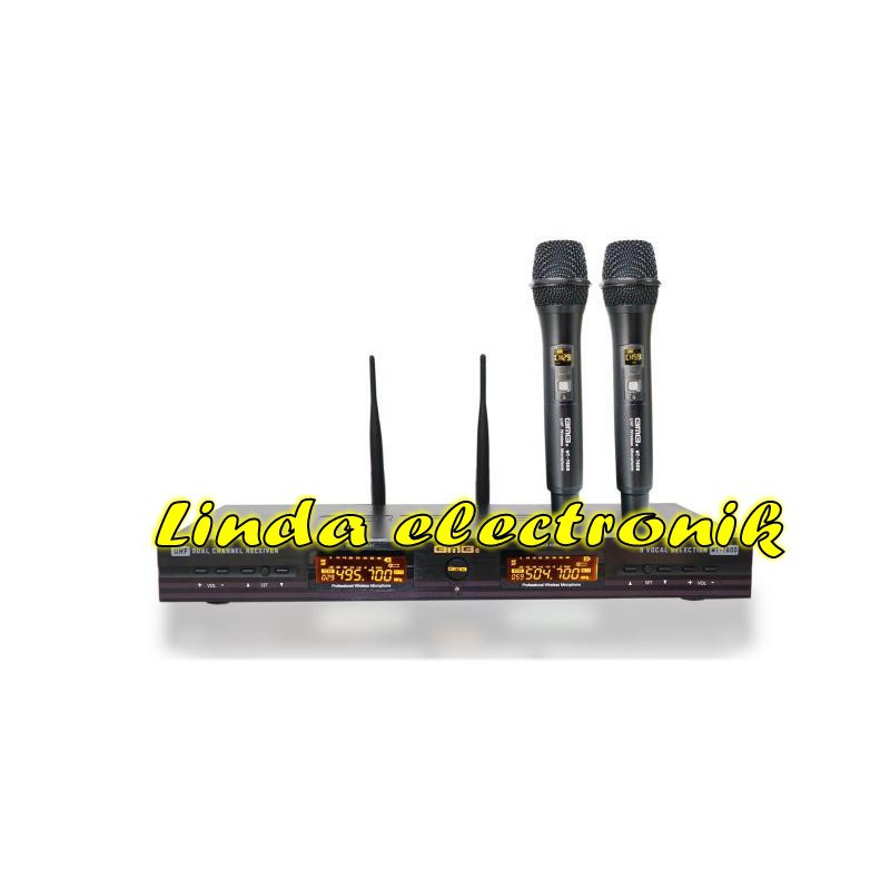 Mic Wireless BMB WT 7600 Bisa ubah Frekuensi ORIGINAL wt7600