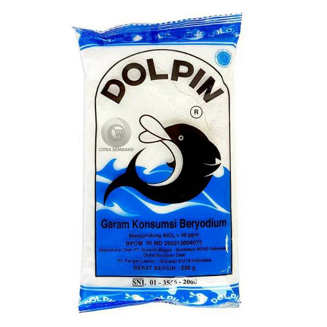 

GARAM DOLPHIN 250 gram - Garam Dapur - Garam Halus