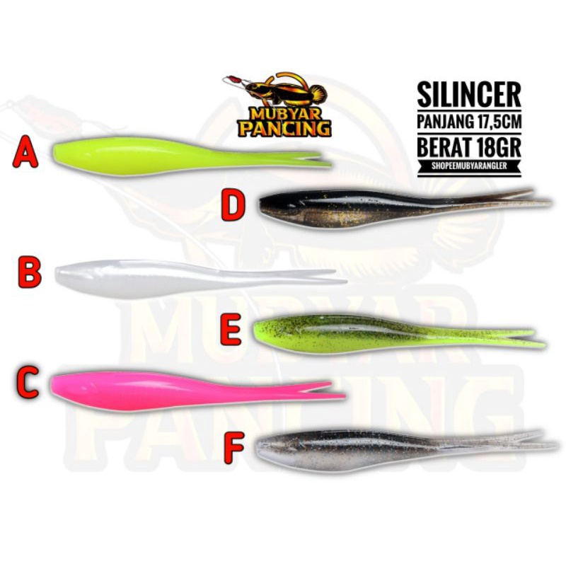 Soft Lure SILENCER 17,5CM 18GRAM Replika OZMY SATUAN