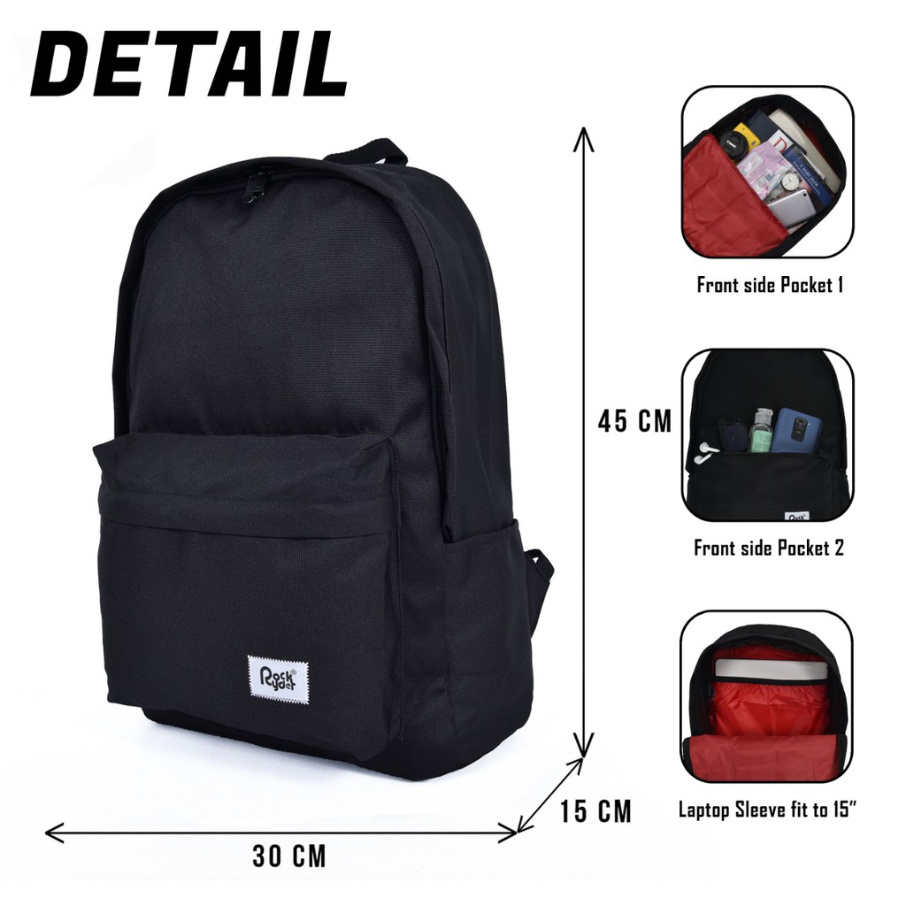 OS 01 tas Rockryder Backpack ransel waterproof   distro bagpack gendong pria wanita sekolah-2