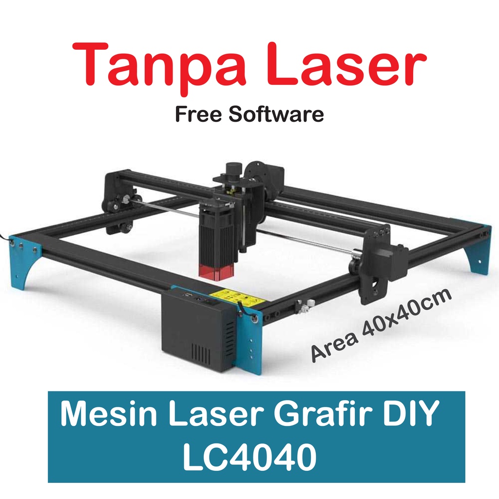 Aibecy Mesin Laser Grafir DIY CNC Laser Engraver - LC4040 TANPA LASER