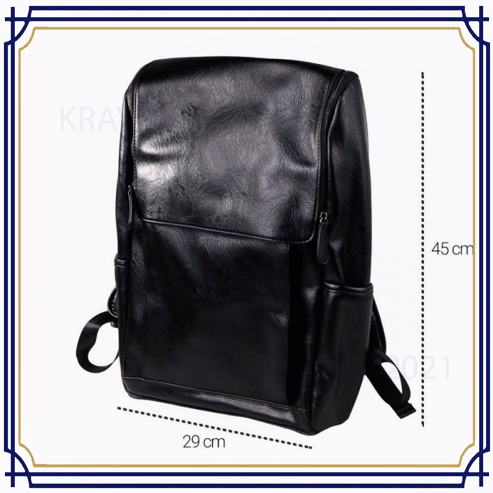 Tas Ransel Kulit Vintage Leather Backpack - 9367