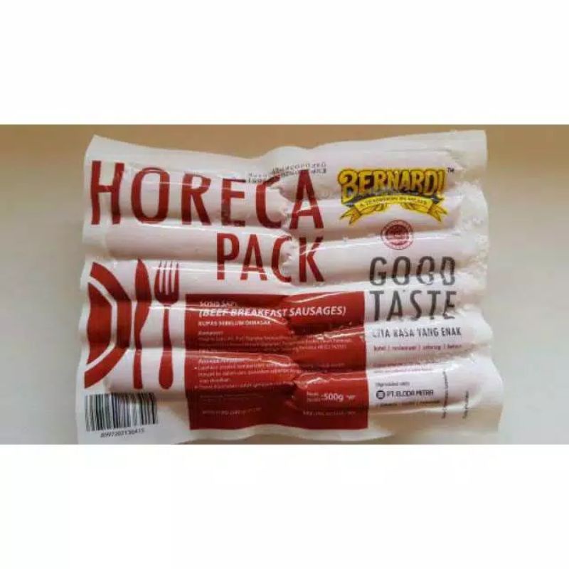

Sosis Sapi Bernardi Horeca VP Breakfast Sausage 500GR Sosis Frozen food