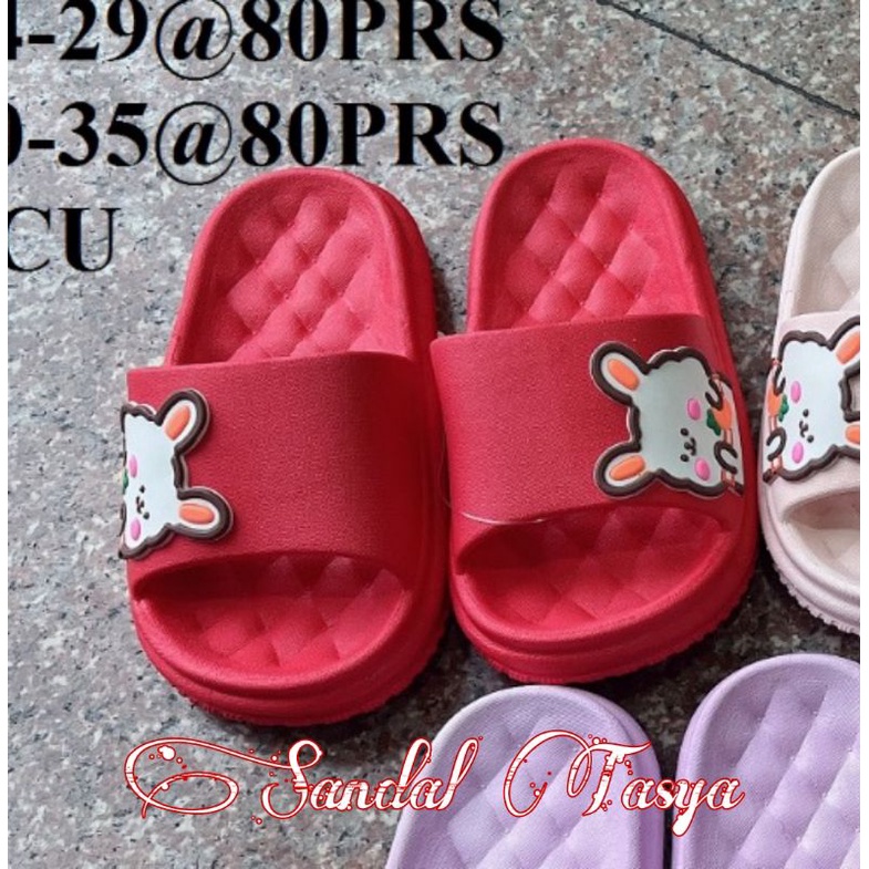 Sandal Anak Perempuan Jelly Karet Import Original Balance 091 Karakter Kelinci Terbaru Umur 2 3 4 5 6 7 8 Tahun Selop Fashion Lebaran