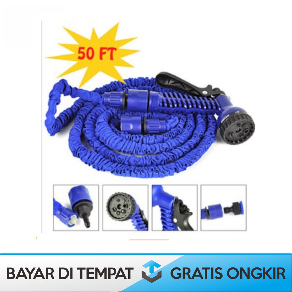 SELANG AIR AJAIB  MAGIC HOSE 15 METER ELASTIS / SEMPROTAN AIR TAMAN