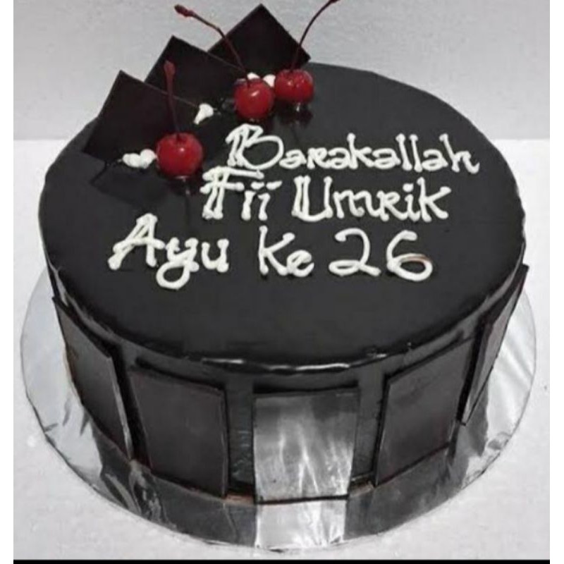

tart coklat siram