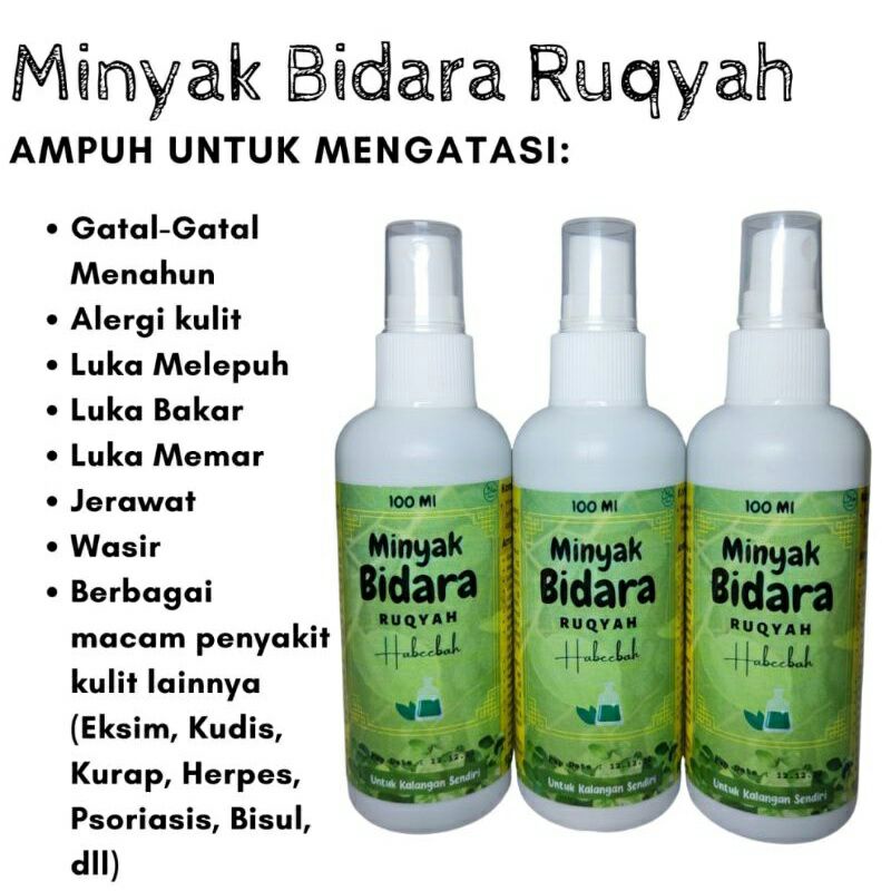 Minyak Bidara Ruqyah KBRA (Ampuh untuk Gatal)