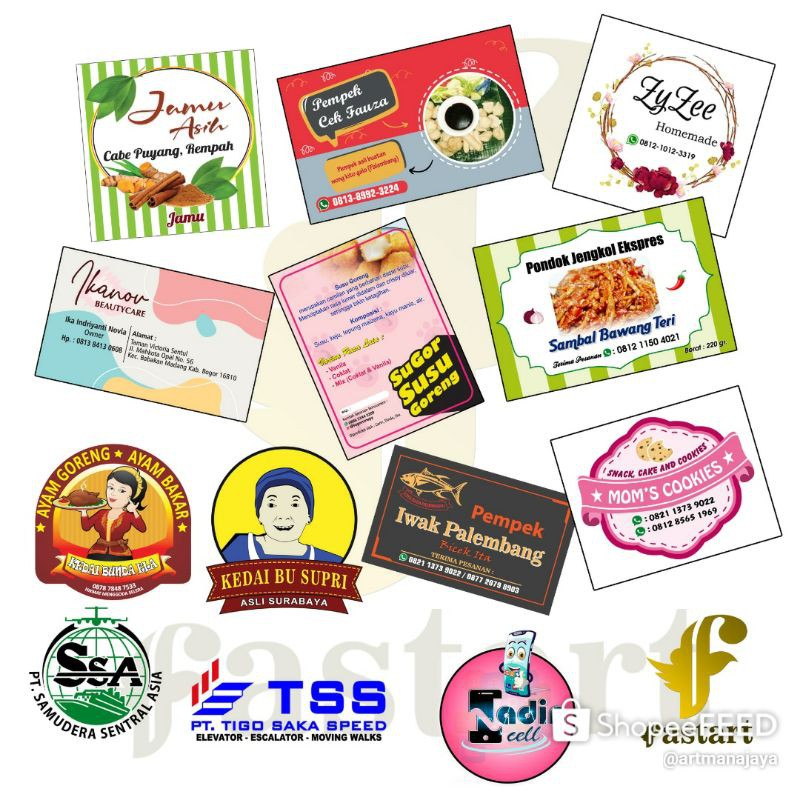 JASA DESAIN LOGO ,STEMPEL, KARTU NAMA, MEREK DLL