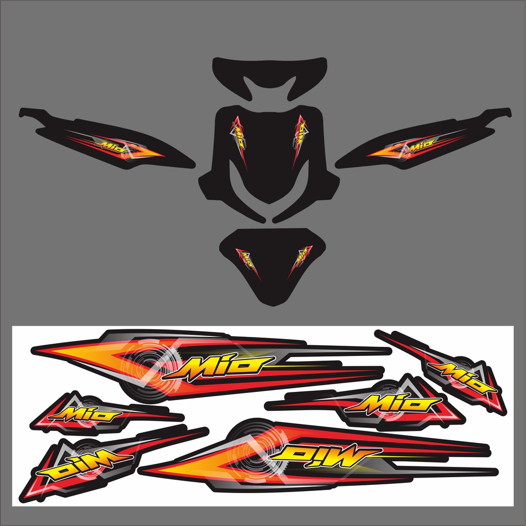 STRIPING MIO VARIASI STRIPING MOTOR YAMAHA MIO