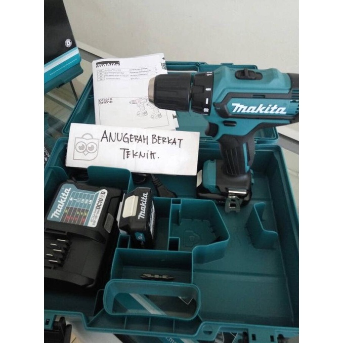 Makita DF 331/DF331 Paket Bor Baterai Makita