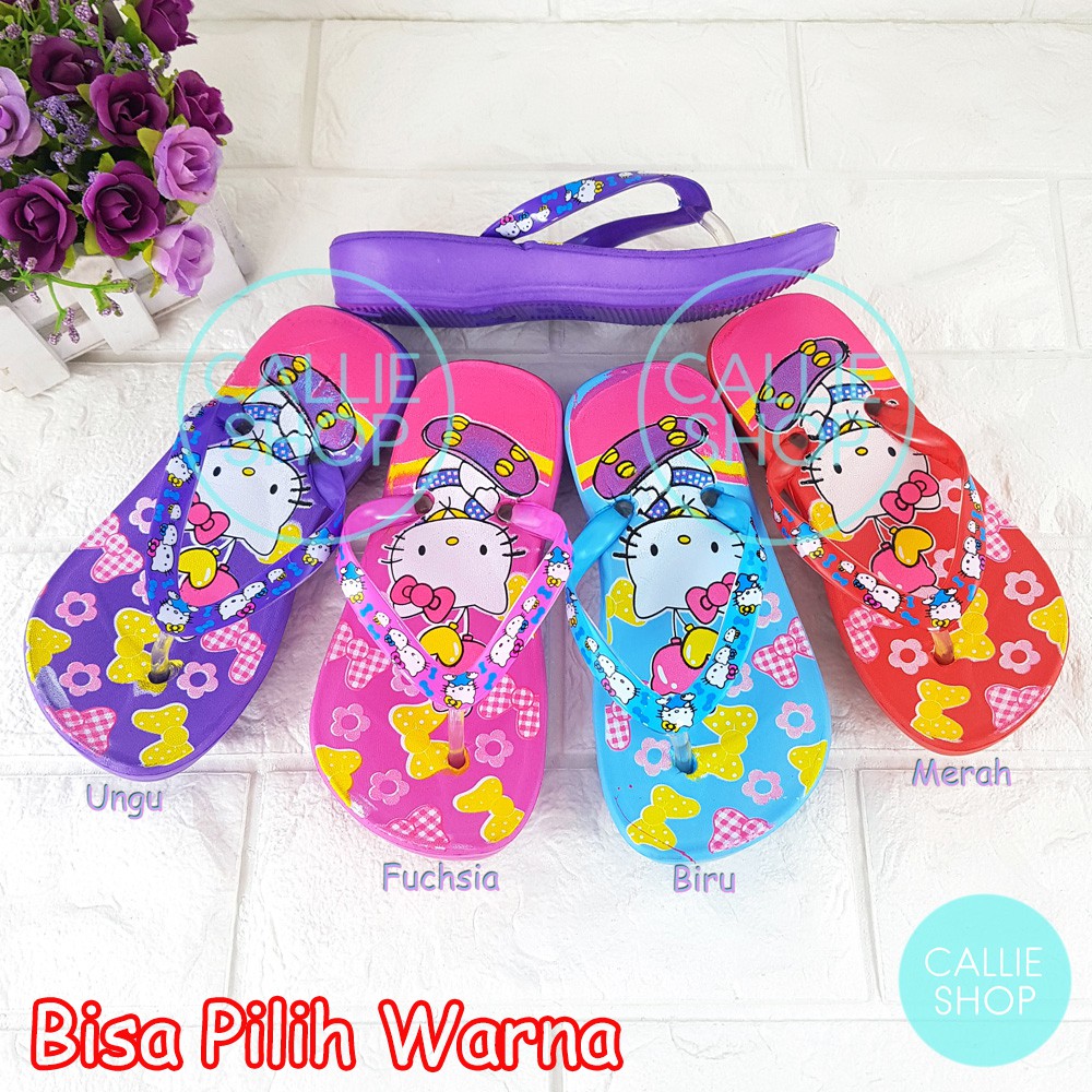  Sandal  Anak  Hello Kitty Skate Usia  2 3 4 5 6 7 Tahun  