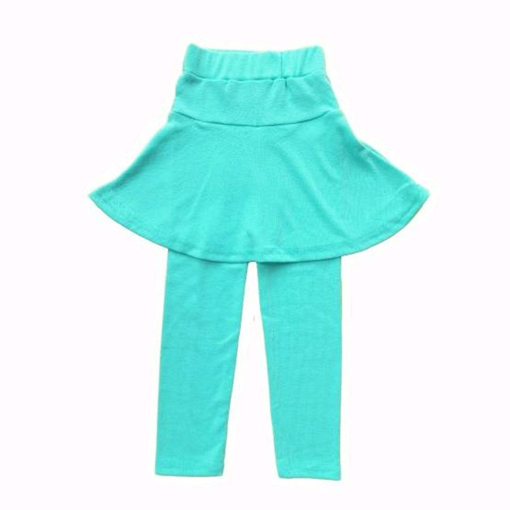 Legging rok anak hijau tosca 3-4t