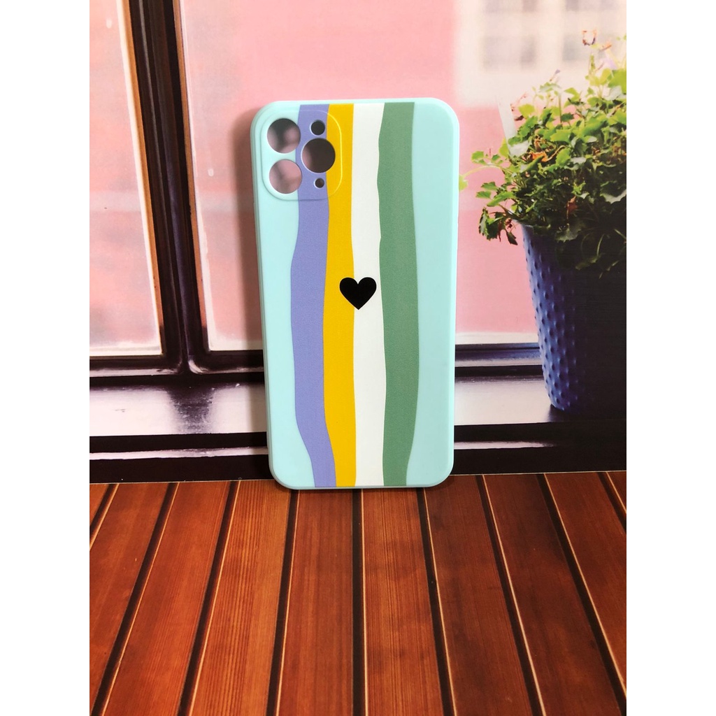 CASE MOTIF IPHONE 11 PRO MAX SOFT CASE MOTIF RAINBOW FOR IPHONE 11 PROMAX