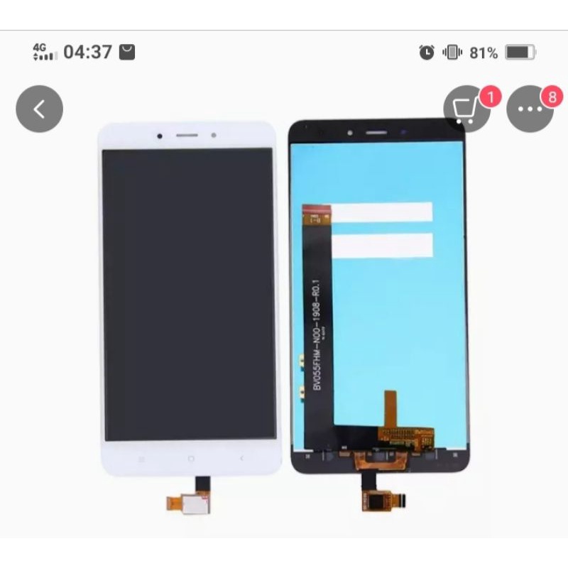 Lcd hp Xiaomi redmi note 4 mediatek