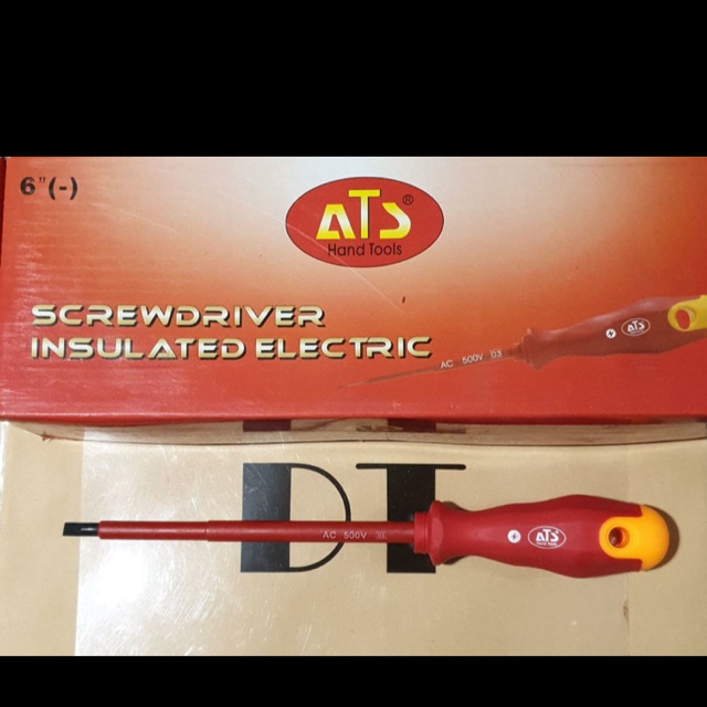 Obeng Elektrik ATS 6in (-) Obeng Listrik 6’’ Minus Electric Screwdriver