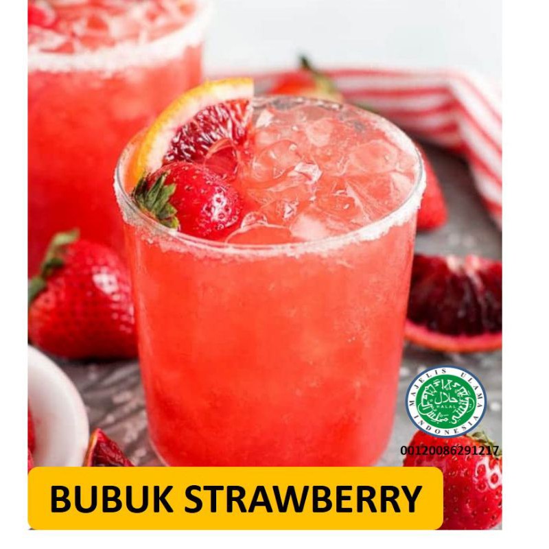 

Strawberry Powder 1kg / Bubuk Minuman Strawberry 1kg