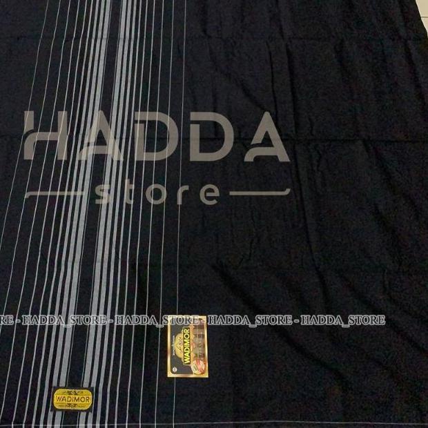 SARUNG WADIMOR POLOS HITAM NON TUMPAL - GOLD | ASLI 100% | SARUNG POLOS WARNA LENGKAP | SARUNG DEWAS
